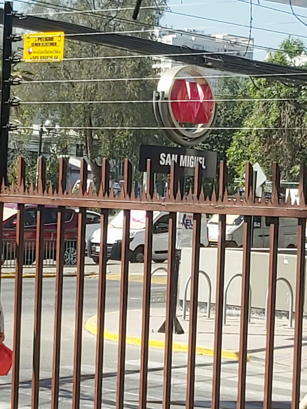 Detalle de instalación de cerco eléctrico